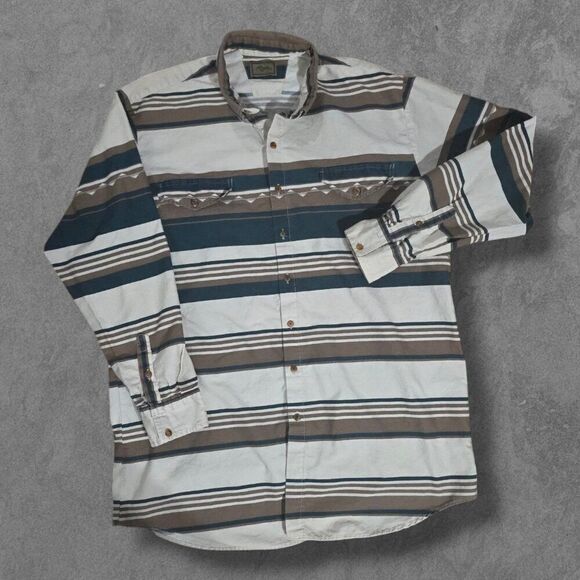 Vintage Roper Western Aztec Button Up Shirt XXL - Picture 1 of 6